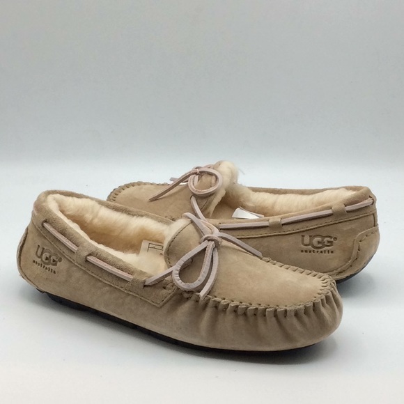 UGG Shoes - UGG Dakota Tab Suede Moccasin House Slippers